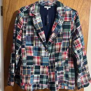 NEW! North Style Madras blazer